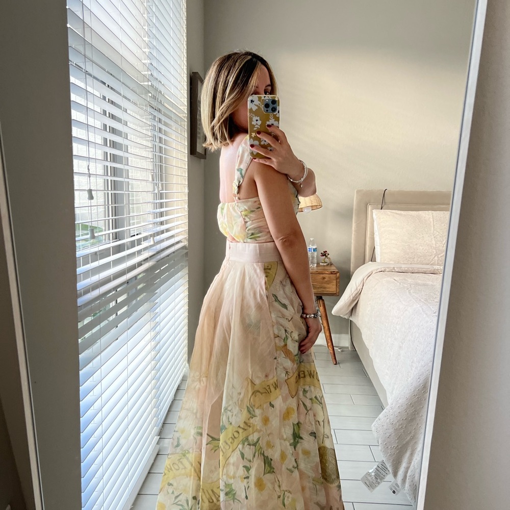 Formal Floral two piece dress.